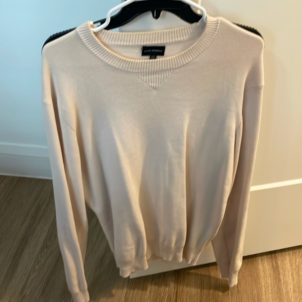 Mens sz M Club Monaco Knit Pink sweater